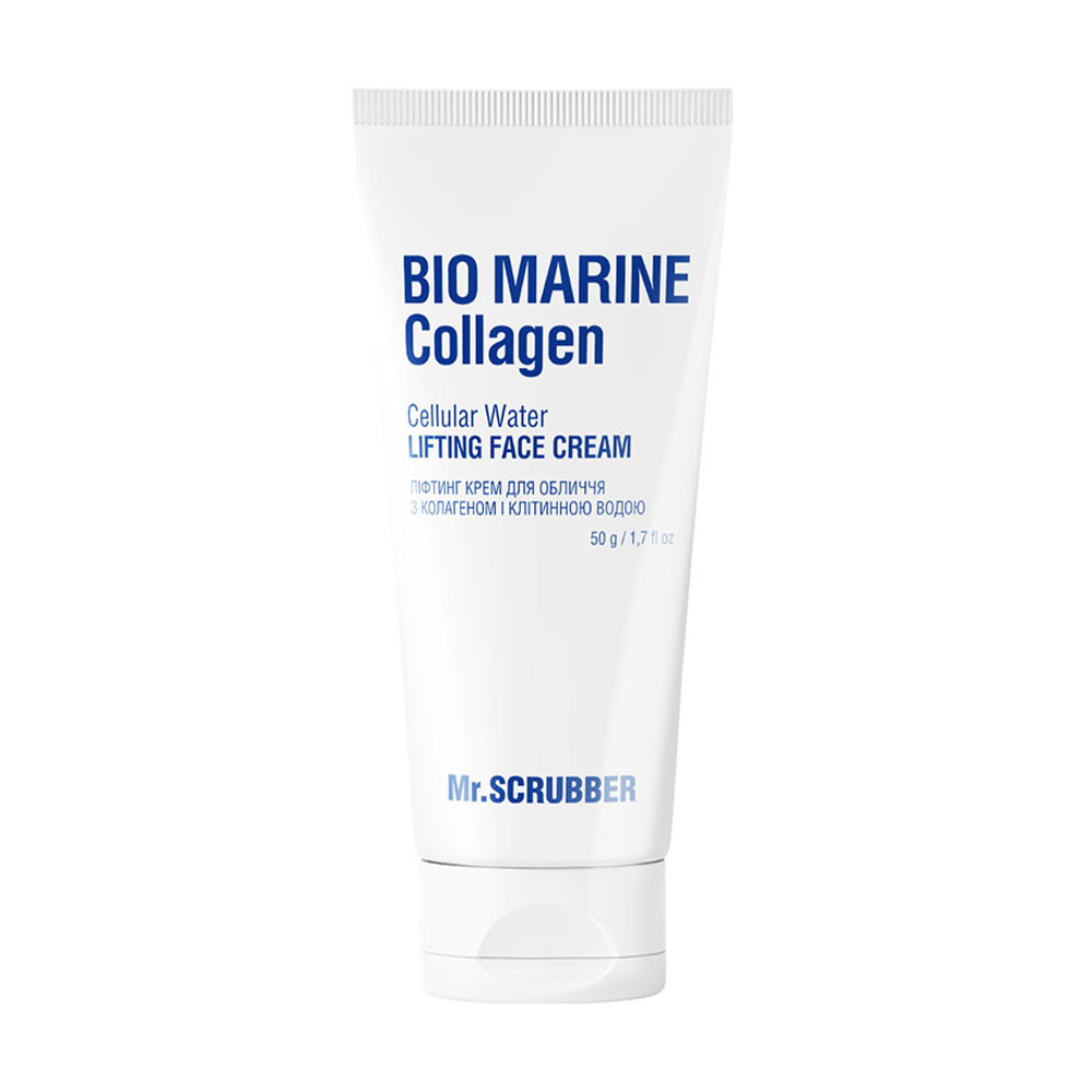 Ліфтинг крем для обличчя Mr.Scrubber Bio Marine Collagen Cellular Water Lifting Face Cream з колагеном і клітинною водою, 50 г